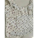 Free People Stay with You Satin Smocked Tank Top Women’s Medium Photo 2