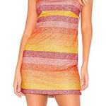 Show Me Your Mumu  Clarissa Mini Dress in Fiesta Sunset Stripe Small Photo 0
