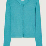 American Vintage  Odyl Ribbed Cardigan in Melange Littoral Size Small Gently Used Photo 0