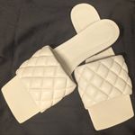 Bottega Veneta 🆕 Womens 41 Quilted Leather Sandals Slides Shoes Square Toe NEW Photo 0