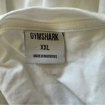 Gymshark Fraction Crop Top with Black Logo White Size XXL Photo 4