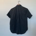 Madewell  Ex Boyfriend Button Top 100% Cotton Denim XS Photo 3