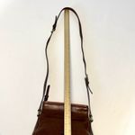 Dooney & Bourke Vtg Genuine Florentine Vacchetta Leather Saddle Crossbody Bag Photo 8