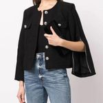 Derek Lam  Black Tweed Jacket wool blend Photo 1