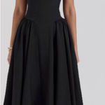 House Of CB  Samaria Black Corset Midi Dress NWOt size XS a-C Photo 0