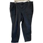 Torrid Twill Cropped Military Pants 22 Women’s Navy Blue GUC Photo 1