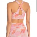 Outdoor Voices  Techsweat Camo Coral Longline Sports Bra Size Small Photo 1
