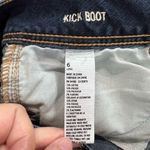 American Eagle Dark Wash Kick Boot Jeans Size 6 Long Photo 3
