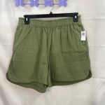 Old Navy NEW Old Navy women's pull on elastic stretch pocket lightweight cotton shorts L Photo 0
