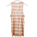 Aerie  Tie-Dye Sleeveless Ribbed Tank Top Peach and White Muscle Tank NWOT Photo 1