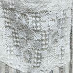 Miss Me  Cream Semi Sheer Lace and Bead Trimmed  Western Country Sleeveless Top Photo 8