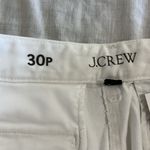J.Crew Wide leg Essential Jeans in white Size 30 Petite Photo 5