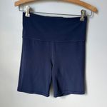 Athleta Elation Ultra High Rise 7" Short Navy Blue Biker Shorts Women's Small Photo 2