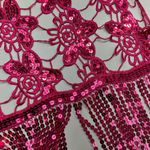 Hot Pink Faux Fur Coat M Size M Photo 14