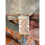 Sundance Womens Size Small Orange Multi Color Print Button Up Cardigan Photo 3