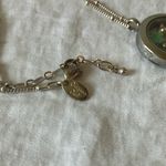 Origami Owl : Silver Tone Pendant Necklace- Green & Blue Charms Photo 14