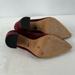 Pour La Victoire  Suede‎ Point Toe Chunky Heels in Burgundy Size 7.5 Photo 6
