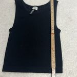Aritzia Sunday Best Women's Black Crop Tank Top Ribbed Sz XS Photo 3