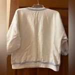 ALLSAINTS Spray Storn Cotton Sweatshirt medium chalk with with blue effects Photo 3