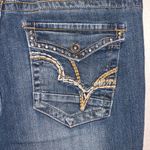 Zenim blue natural waist mid low bootcut jeans Size 12 Photo 7