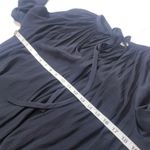 Ramy Brook  Paris Smocked Black Mini Dress Long Sleeves Photo 5