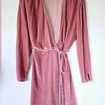Reformation  Silk Velvet Chrissy Mini Dress in Pink Size M Photo 5