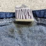 VTG Amici Jean Skirt Womens 8 Blue Denim Drop Waist Tiered Rodeo Western 90s Photo 10