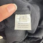 Ulla Johnson  Black Crepe Cargo Dropped Waist Jogger Sweatpants Womens 2 Goth Photo 11