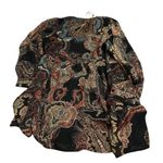 ZARA  Black and Brown Patterned Top Photo 1