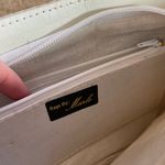 Vintage 70s/80s bubble chainmail clutch tote convertible gold white metal bag Photo 5