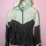 Nike Vapor Running Full Zip Jacket Size M Removable Hood Mint Green/Gray Photo 0