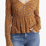 Lucky Brand Twilight Baby Doll Top - Size - Large Photo 0
