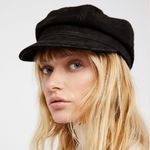 Free People Avery Leather Suede Lieutenant Cap Photo 1
