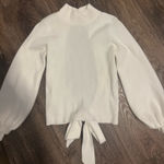 Altar'd State White high neck open back sweater Photo 0