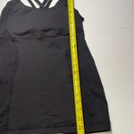 Lululemon Energy Tank Hyper Stripe Black / Black Sz 6? Photo 6