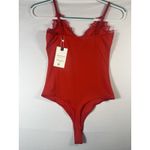 LACE Bodysuit Size XS PINKMSTYLE NEW WITH TAGS ‎ RED Photo 4