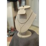 8 Other Reasons  Gold-Tone Layered Chain Lariat Tassel Drop Necklace 14”+4” drop Photo 2