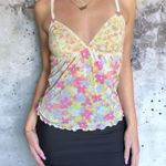 Secret Treasures  Vintage Y2K Floral Sheer Tank Top Photo 0