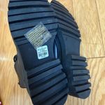 Black Lace Up Ankle Boots with Zipper Accent and Lug Sole for Women size 8 Photo 5