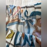 Sweaty Rocks Two Piece Boho Butterfly Sleeve Shirt and Shorts Set size Large Blue Photo 9