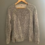 Rebecca Taylor  ottoman gray lace up sweat shirt Photo 4