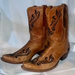 Old Gringo Women’s  Boots Tan with Black Embroidery Size 9B Photo 3