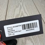 Jocelyn Intarsia Hearts Faux Fur Fingerless Knit Mittens OS Black Pink $75 Photo 3