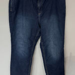 cj banks Bootcut Jeans Dark Wash Women's Plus Size 18 W Cotton Polyester Spandex Photo 0