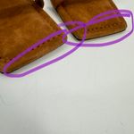 Good American  Heels Amber Tan Suede Sandal Zip Women’s 6.5  Photo 10