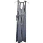 Free People Beach Jumpsuit Adjustable Rope Drawstring in Heather Grey Photo 7