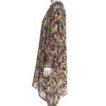 Chufy Red and Pink Mock Neck Bishop Sleeve Dress size M Size M Photo 2