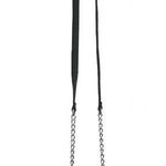 Vegan Crossbody Cell Phone Purse Bag Faux Leather & Chain Shoulder Strap Black Photo 0