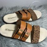 Spenco Footwear Orchid Sandal Saddle Cheetah Sandal Size Size 8.5 Photo 3