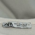 ZARA  Cream Short Sleeve Top Photo 1